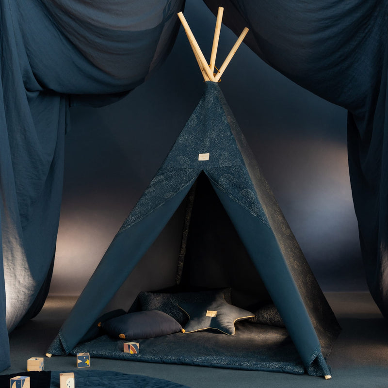 Tipi-Spielzelt “Phoenix Gold Bubble / Night Blue”