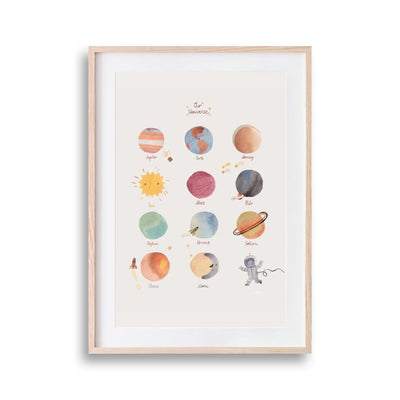 Poster fürs Kinderzimmer “Space” 50 x 70cm