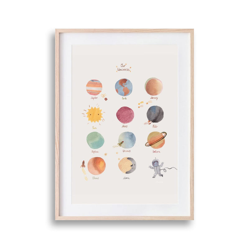 Poster fürs Kinderzimmer “Space” 50 x 70cm