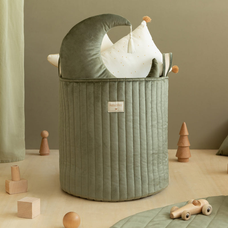 Aufbewahrungskorb “Eco - Velvet Olive Green”
