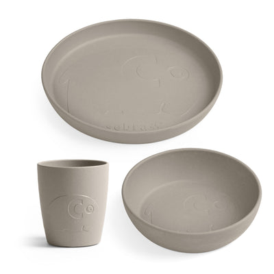 Kinder-Geschirrset "Mums Jetty Beige"