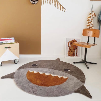 Waschbarer Kinderteppich “Shark” 110cm