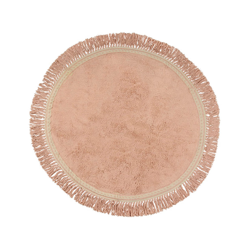 Waschbarer Kinderteppich “Anna Soft Pink” 110cm