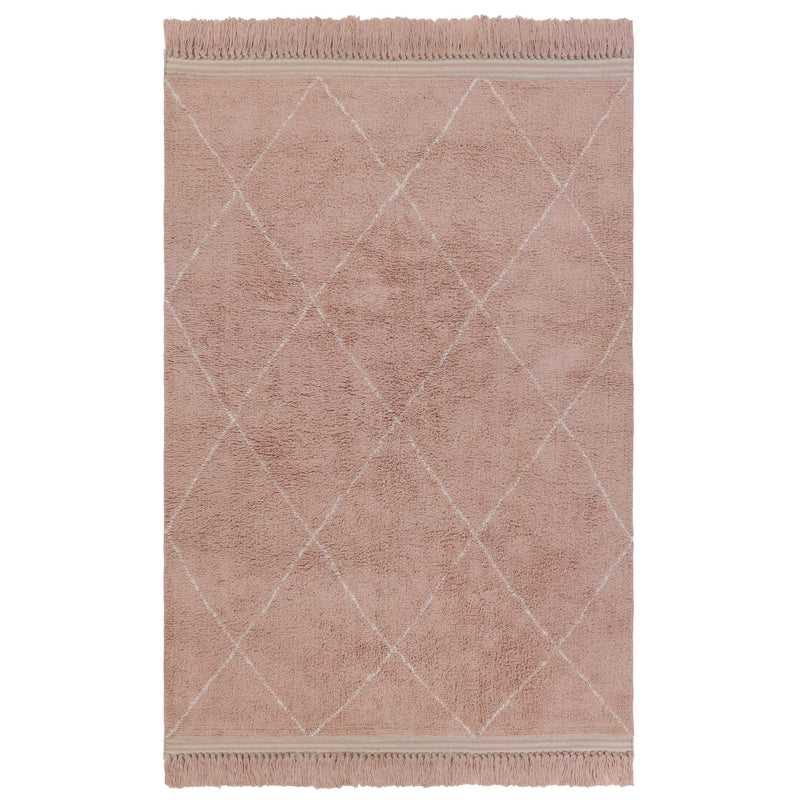 Waschbarer Kinderteppich “Milou Pink” 170 x 120 cm