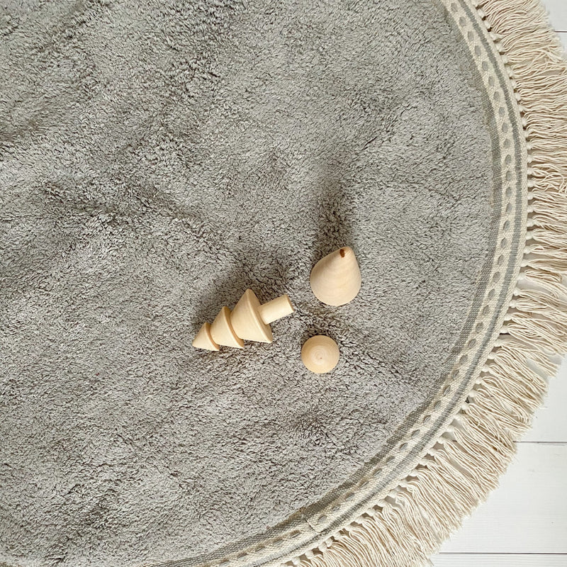 Waschbarer Kinderteppich “Lily Grey” 110cm