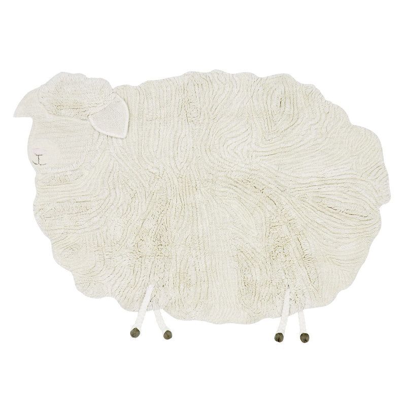 Waschbarer Wollteppich “Pink Nose Sheep” 120 x 170 cm