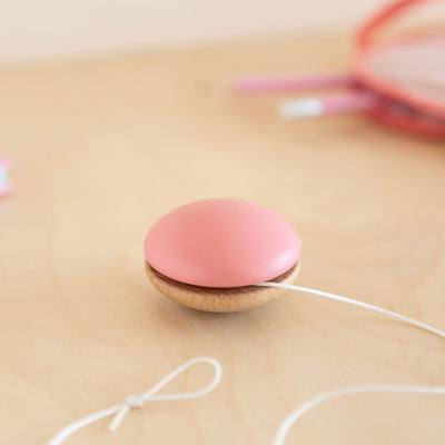 Holz Yo-Yo - Pink