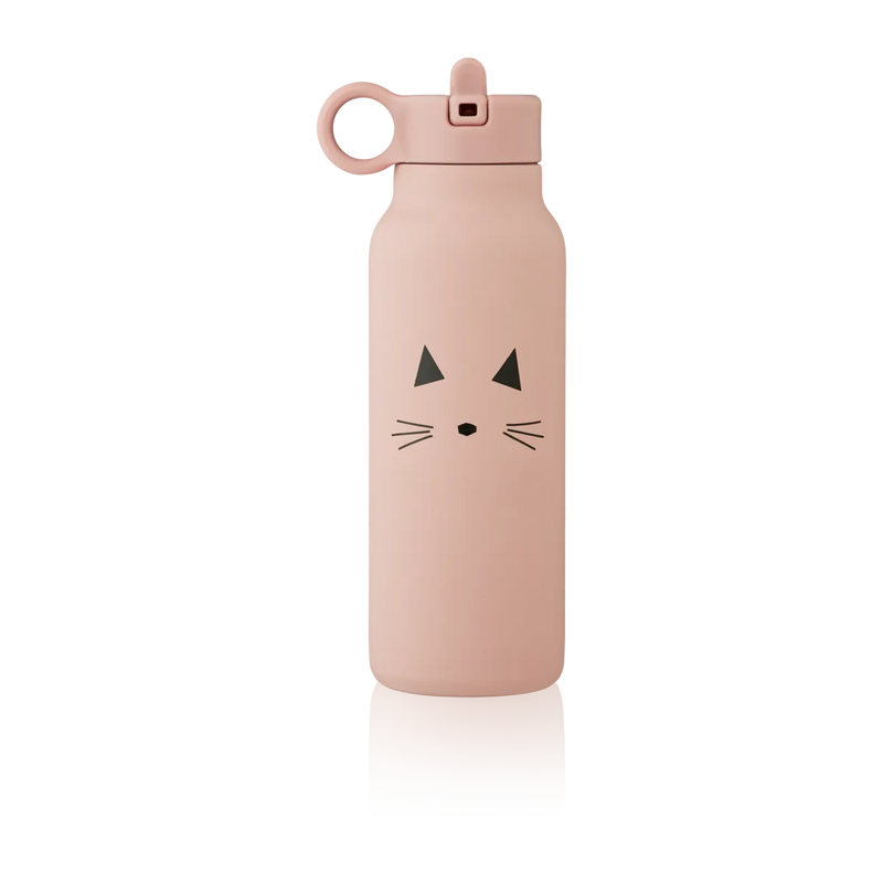 Trinkflasche für Kinder “Falk Cat rose” 350 ml