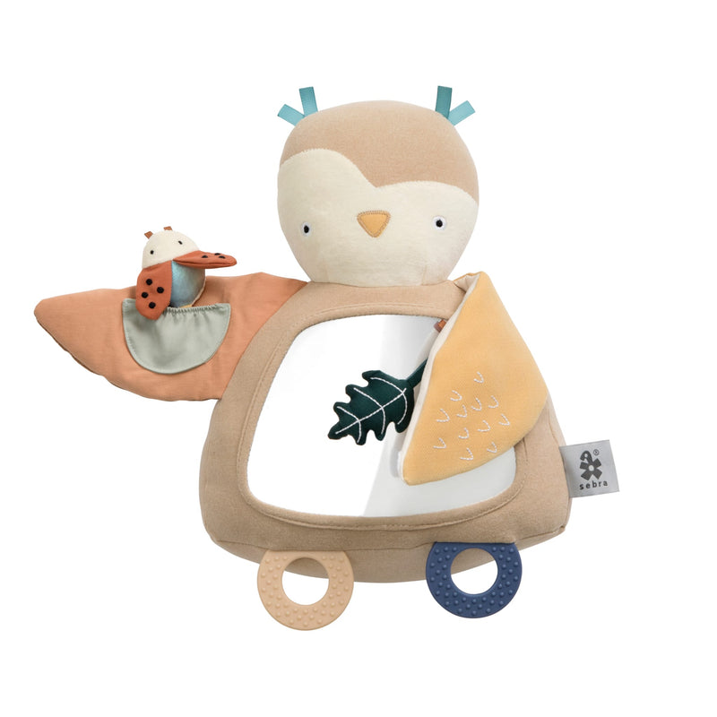 Aktivitätsspielzeug mit Spiegel “Blinky the Owl - maple beige”