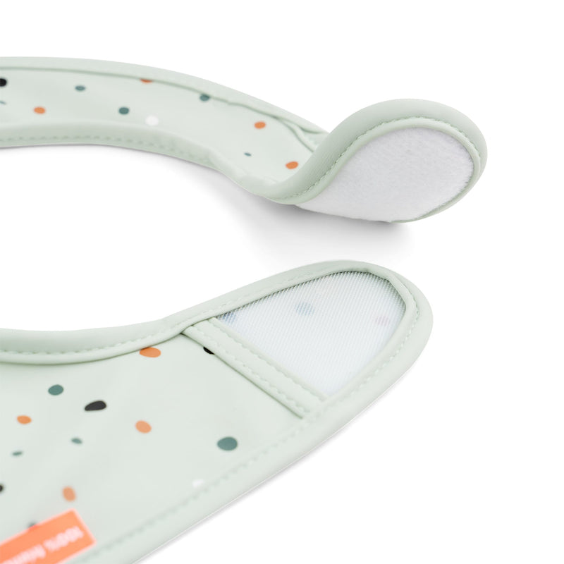 Lätzchen mit Klettverschluss “Croco Green” 2er Pack