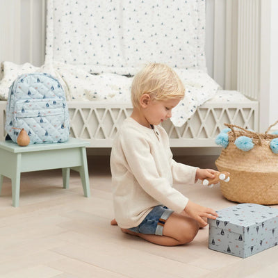Aufbewahrungskorb für Kinderzimmer “Belly Basket Blue“