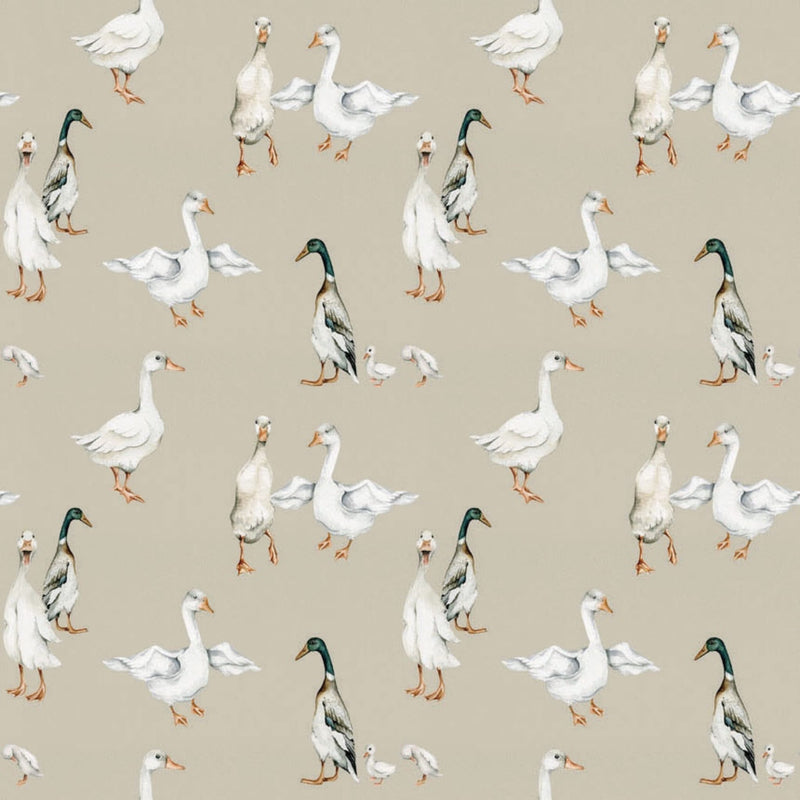 Kindertapete “White Ducks / Return to Innocence” 280 x 50 cm