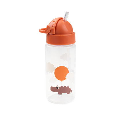 Trinkflasche mit Strohhalm “Happy Clouds Papaya”