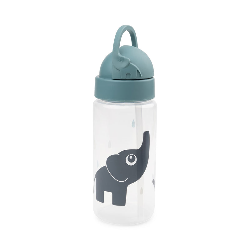 Kinder-Trinkflasche mit Strohhalm “Elphee Blue”