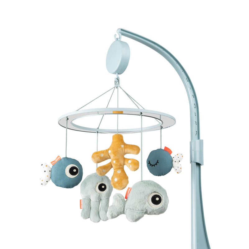 Baby-Mobile “Mirror Sea Friends Blue” mit Musik