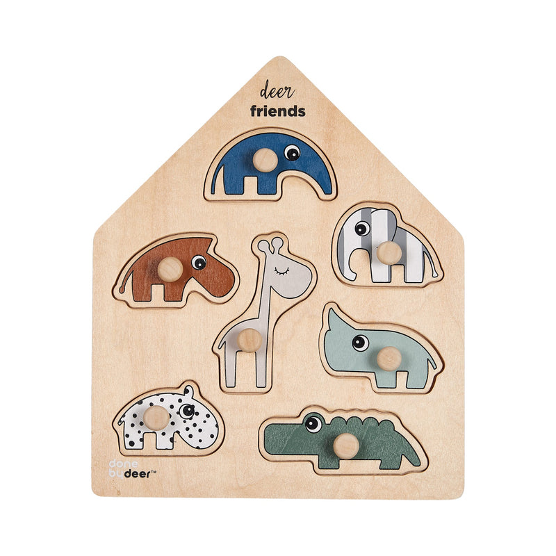 Steckpuzzle “Deer Friends Colour Mix” 7er Set