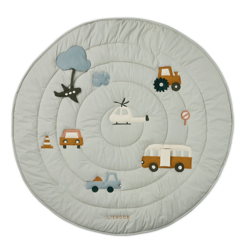 Aktivitätsdecke “Gitta Vehicles Dove Blue Mix”
