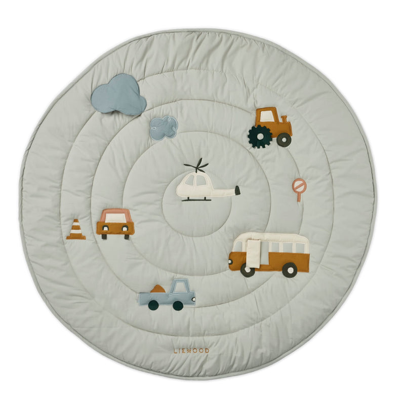 Aktivitätsdecke “Gitta Vehicles Dove Blue Mix”