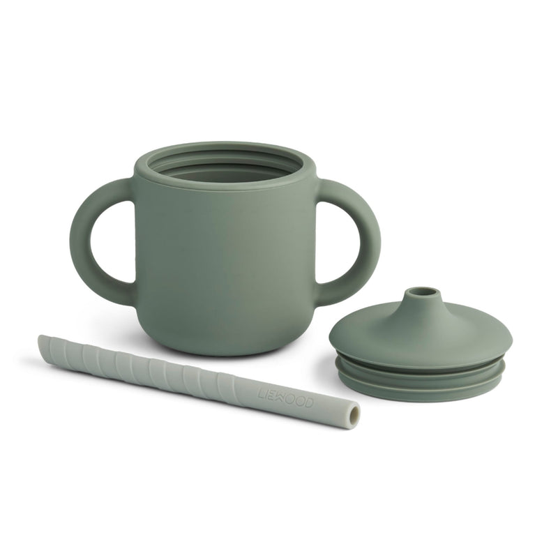 Schnabeltasse für Kinder “Cameron Faune Green / Dove Blue Mix”