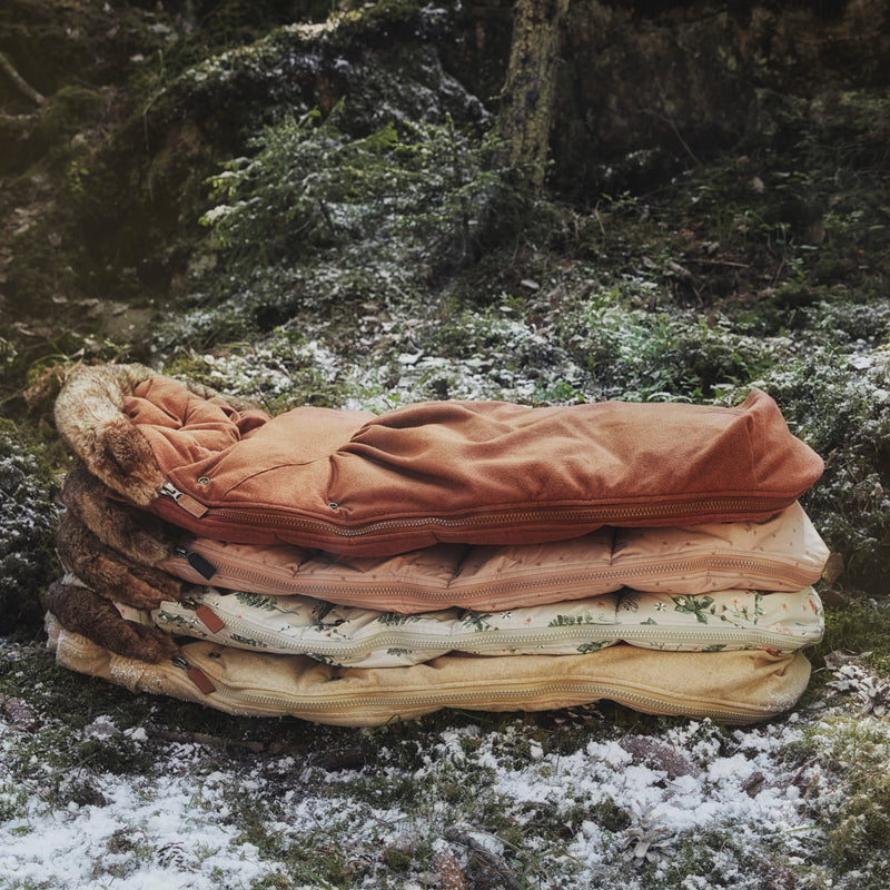 Wollfußsack "Burned Clay"
