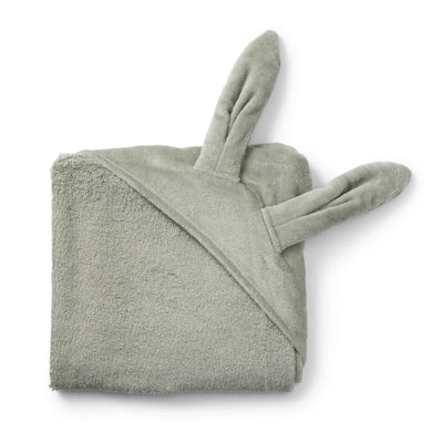 Kapuzenhandtuch “Mineral Green Bunny”