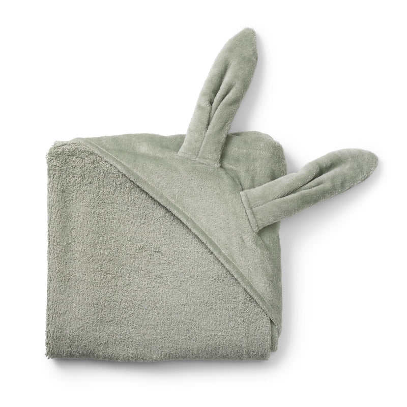 Kapuzenhandtuch “Mineral Green Bunny”