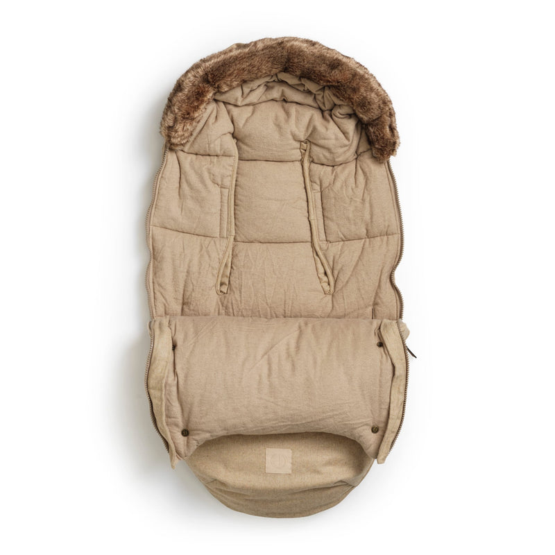 Wollfußsack “Pure Khaki“