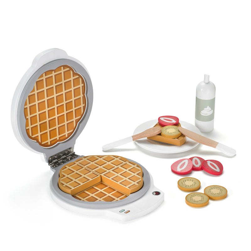 Waffeleisen “Kid’s Hub” mit Zubehör aus Holz