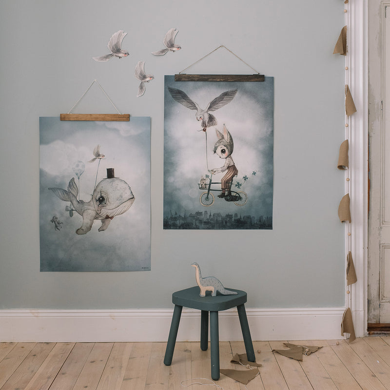 Poster fürs Kinderzimmer “Dear Whalie” 50 x 70 cm