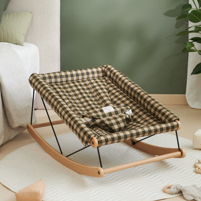 Babywippe “Growing Green Checks”