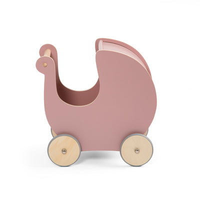 Puppenwagen aus Holz "Blossom Pink"