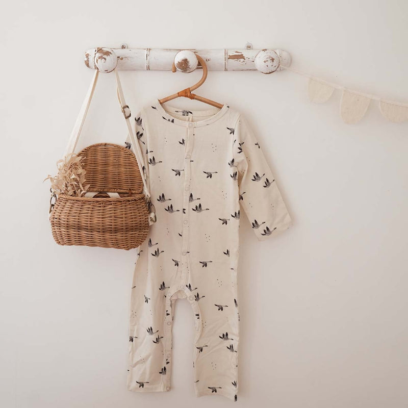 Baby-Schlafanzug “Pia Goose Natural”