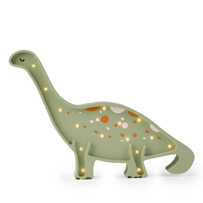 Handgemachte Kinderlampe aus Holz “Dino”