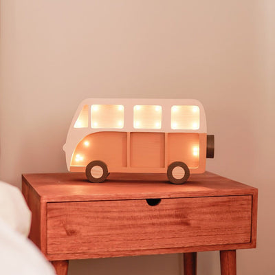 Handgemachte Kinderlampe aus Holz “ Van”