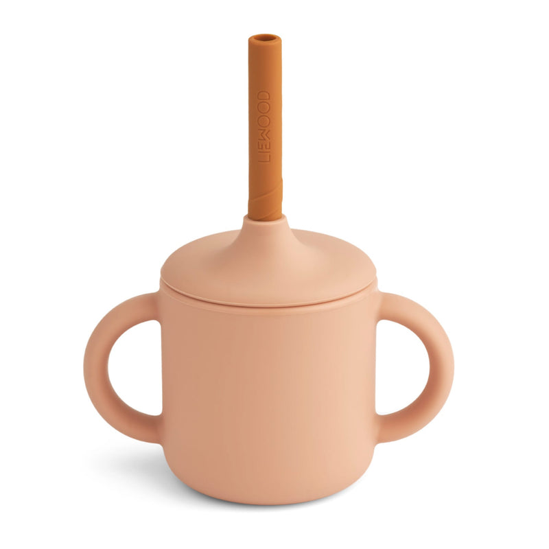 Schnabeltasse für Kinder “Cameron Mustard / Tuscany Rose Mix”