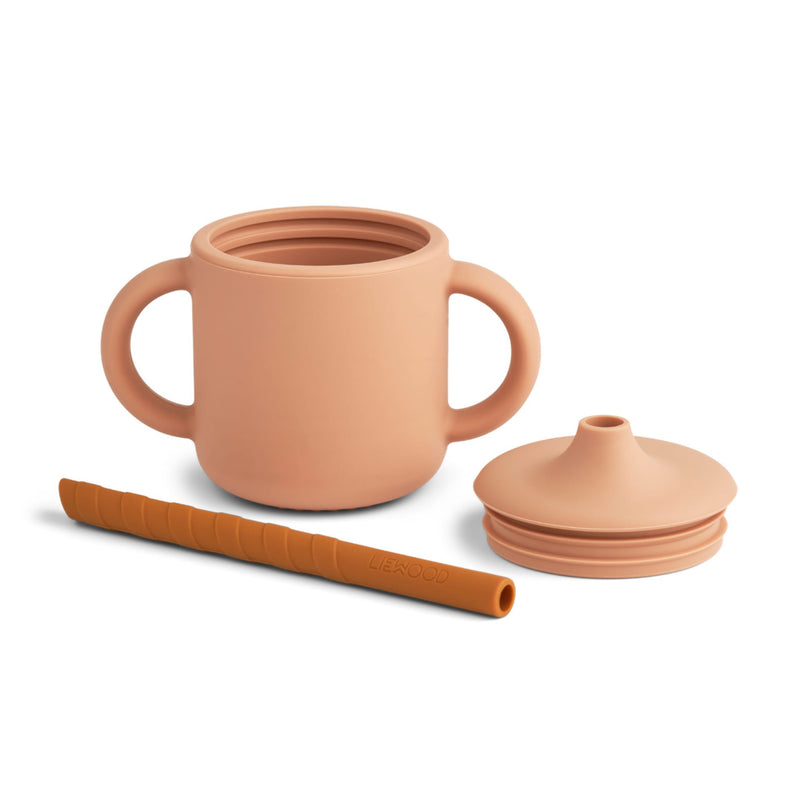 Schnabeltasse für Kinder “Cameron Mustard / Tuscany Rose Mix”