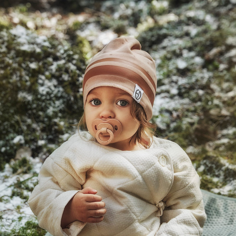 Wintermütze für Babys & Kleinkinder "Northern Star Terracotta"